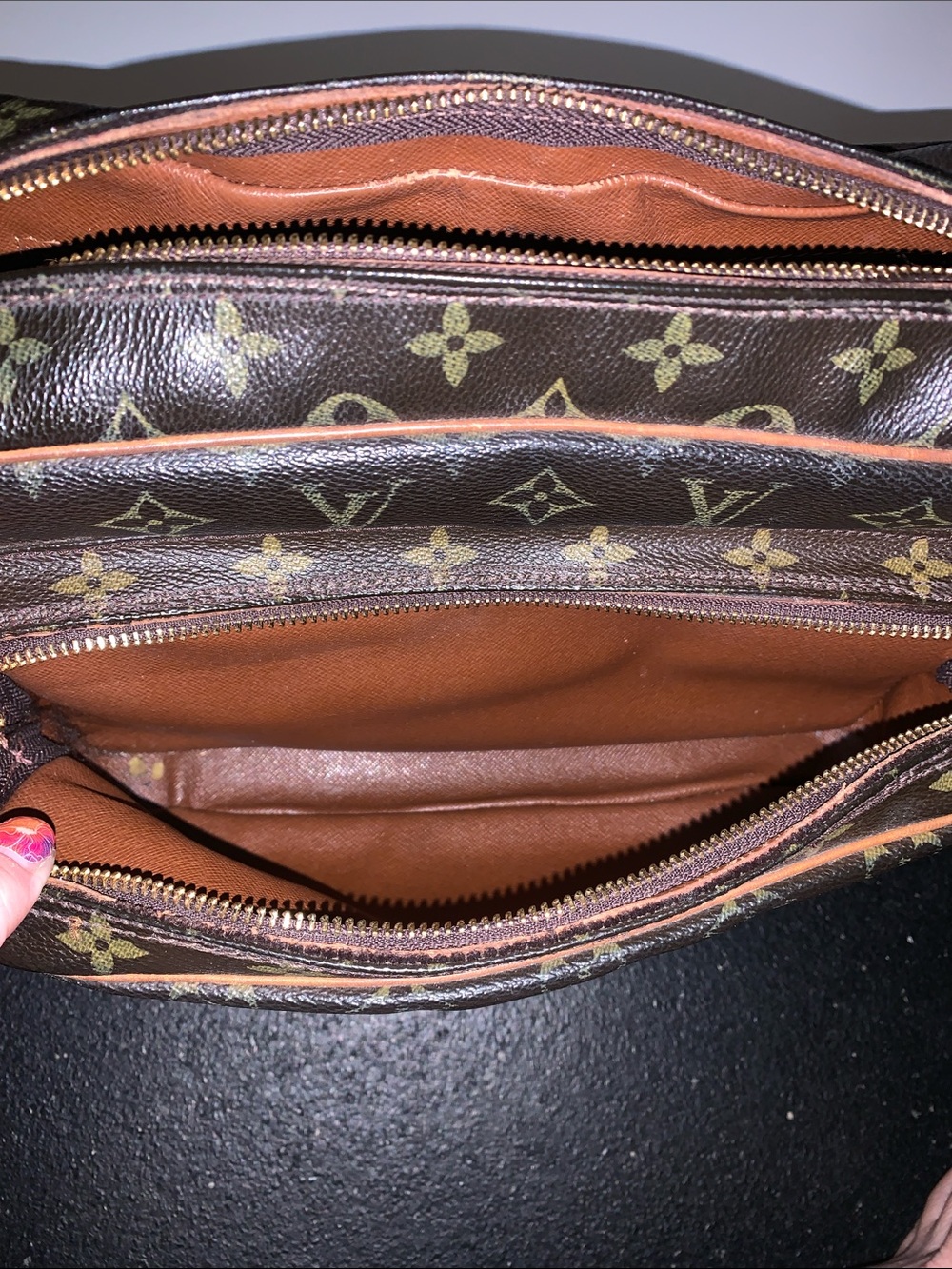 Vintage Boho Louis Vuitton Monogram Crossbody Nil bag in Brown - Picture 6 of 7
